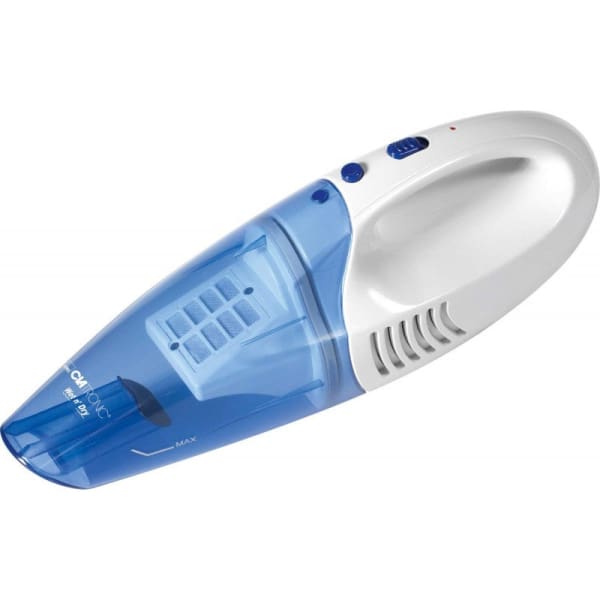 Aspirateur à main CLATRONIC blanc & bleu (AKS 828) Aspirateur à main CLATRONIC blanc & bleu (AKS 828)